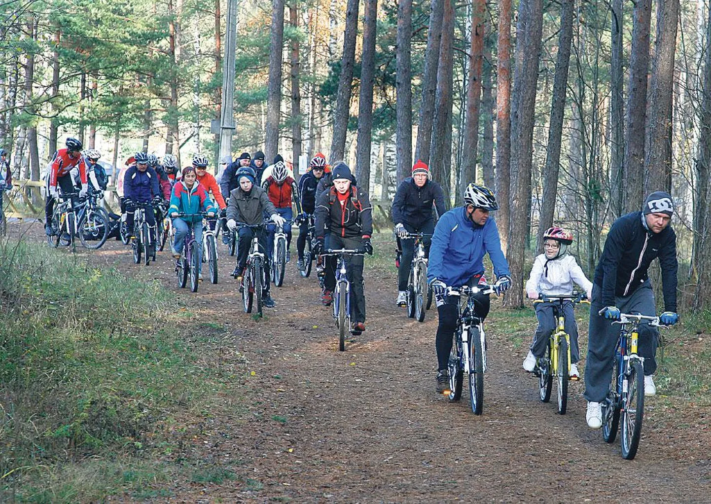 Matkale unustatud pikal ringil tuli nii tervise- kui võistlussportlasi.