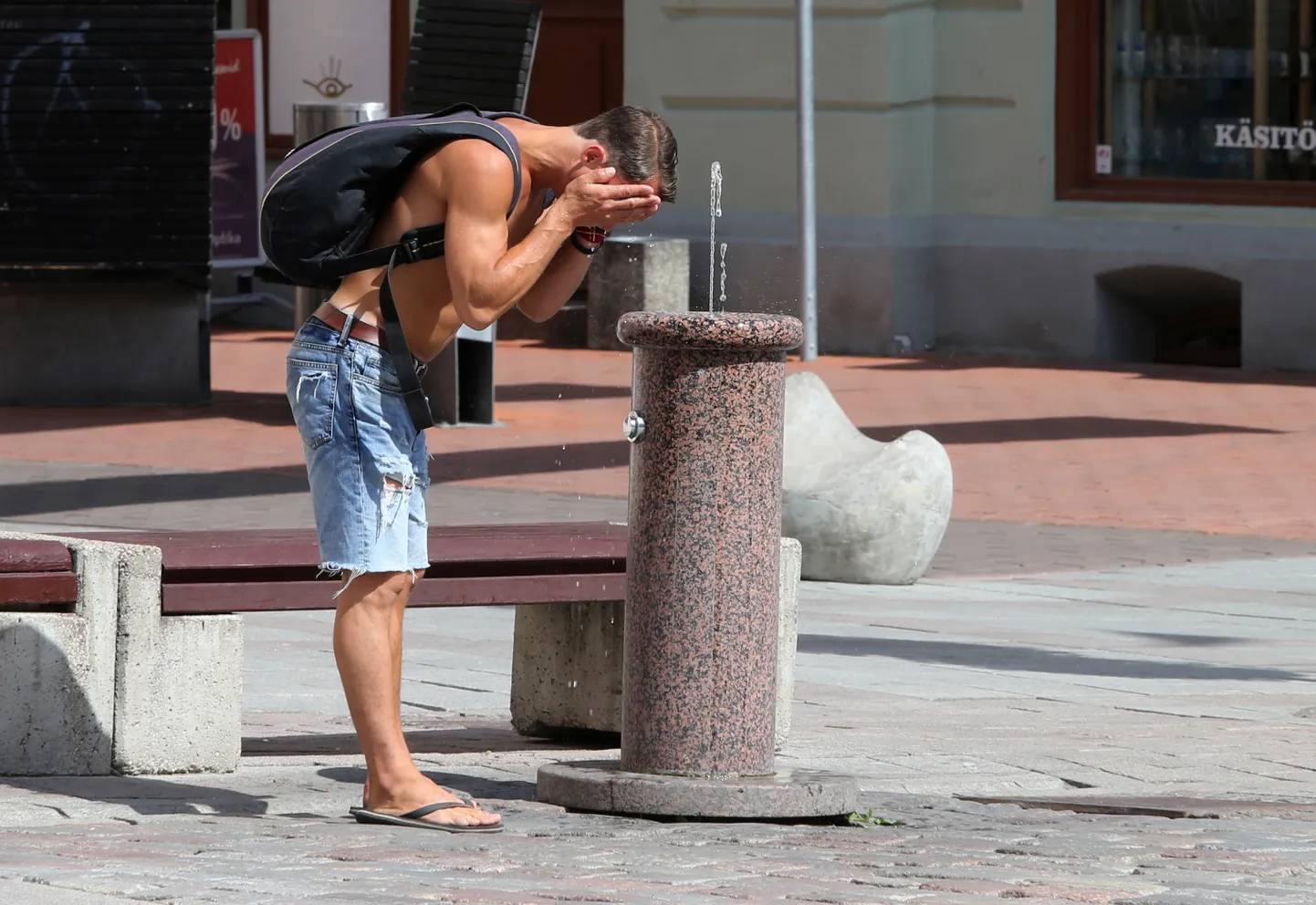 Palav ilm Tartu kesklinnas.