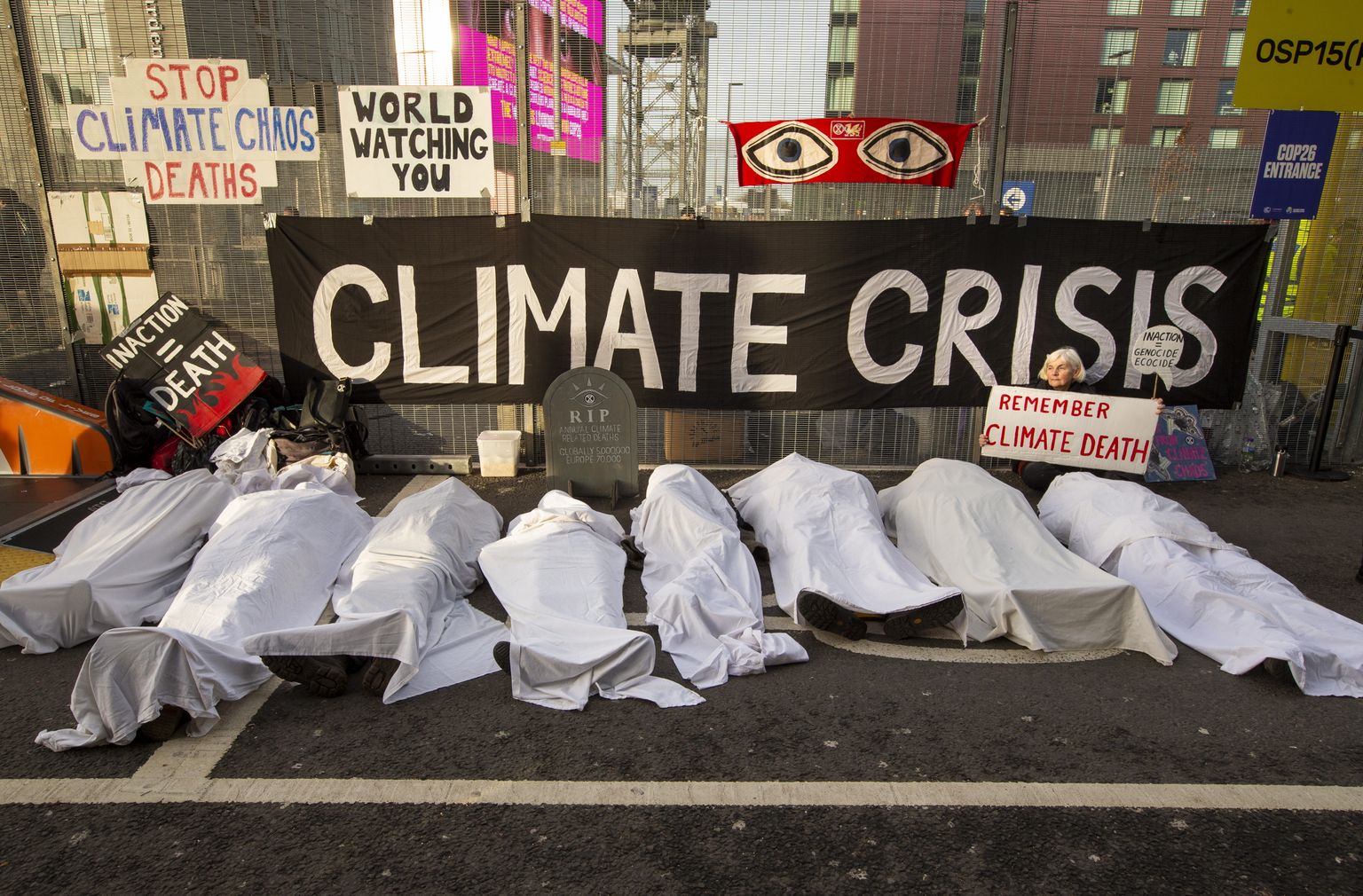 Kliimaprotest Glasgows.