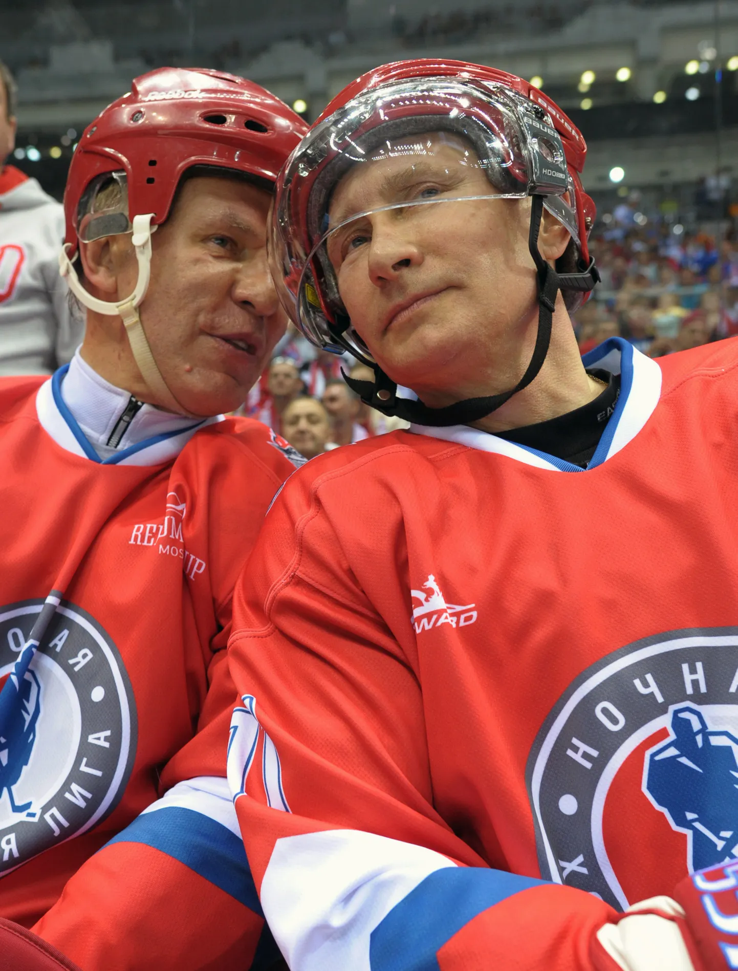 Vjatšeslav Fetisov (vasakul) ja Vladimir Putin.