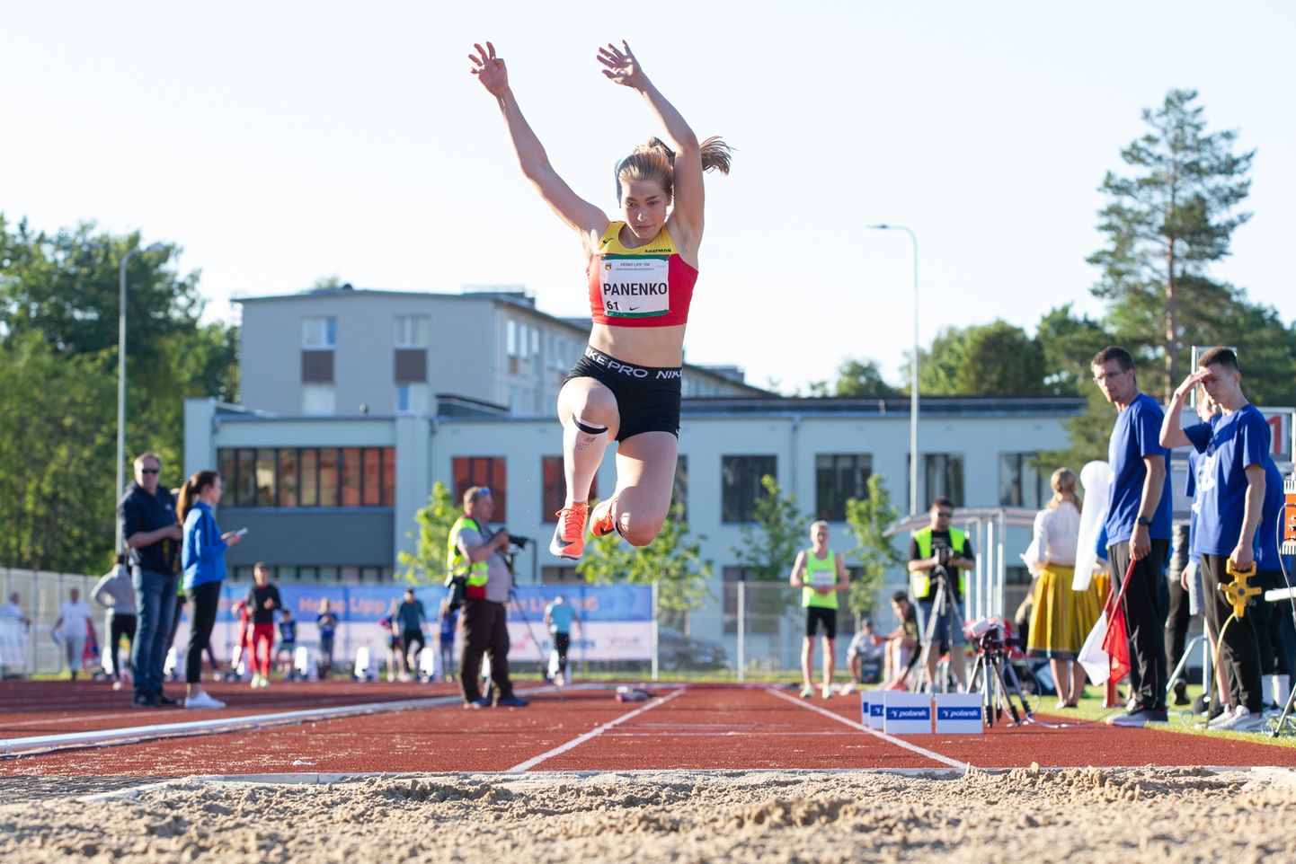Анна Паненко приняла участие в легкоатлетическом вечере в Йыхви 21 июня, где с результатом 12,22 метра победила в тройном прыжке.