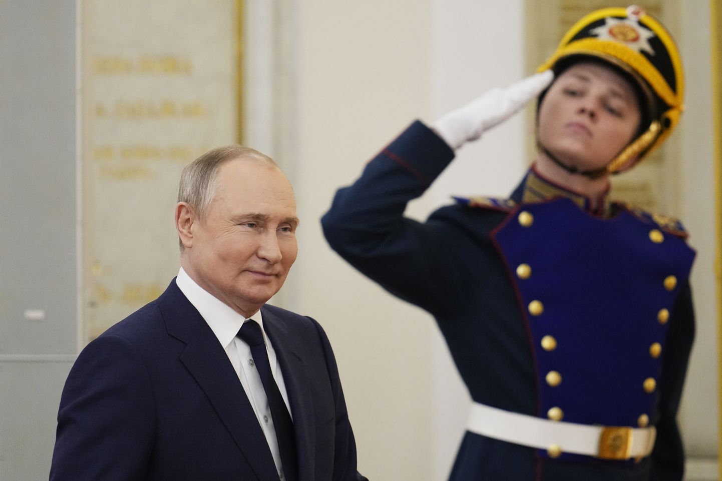 Vanemaa president Vladimir Putin autasustas 26. aprillil 2022 Kremlis Venemaa olümpiasportlasi ja paraolümpiasportlasi