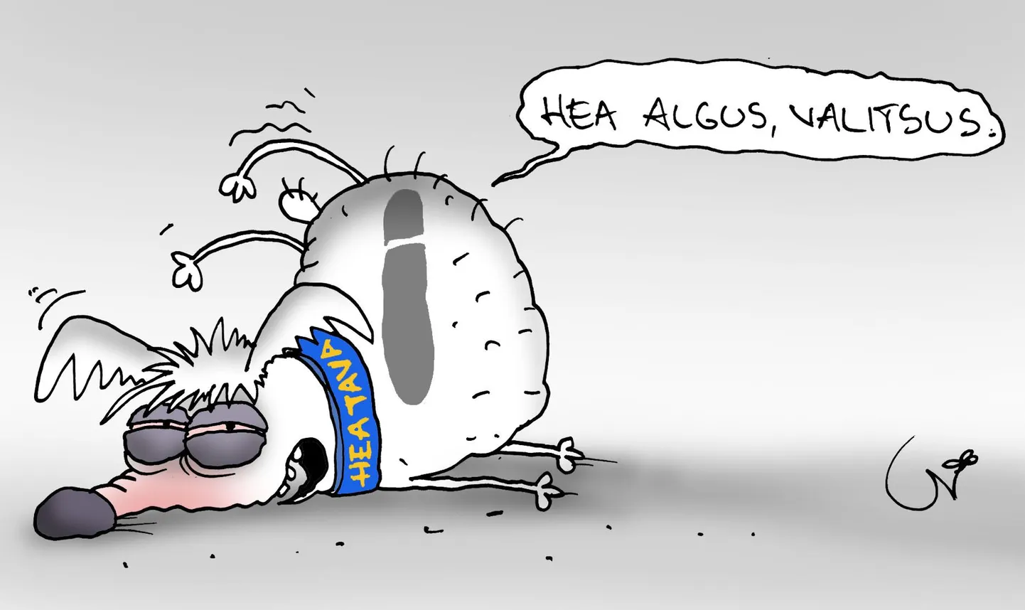 Päeva karikatuur FOTO: Urmas Nemvalts