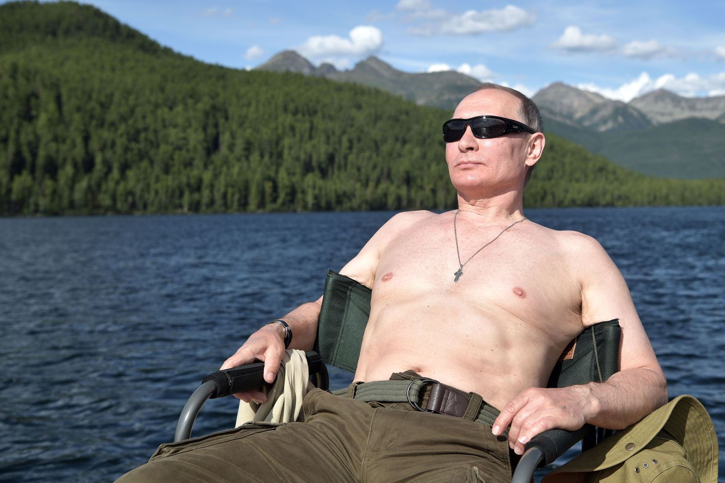 Venemaa president Vladimir Putin Lõuna-Siberis puhkamas.