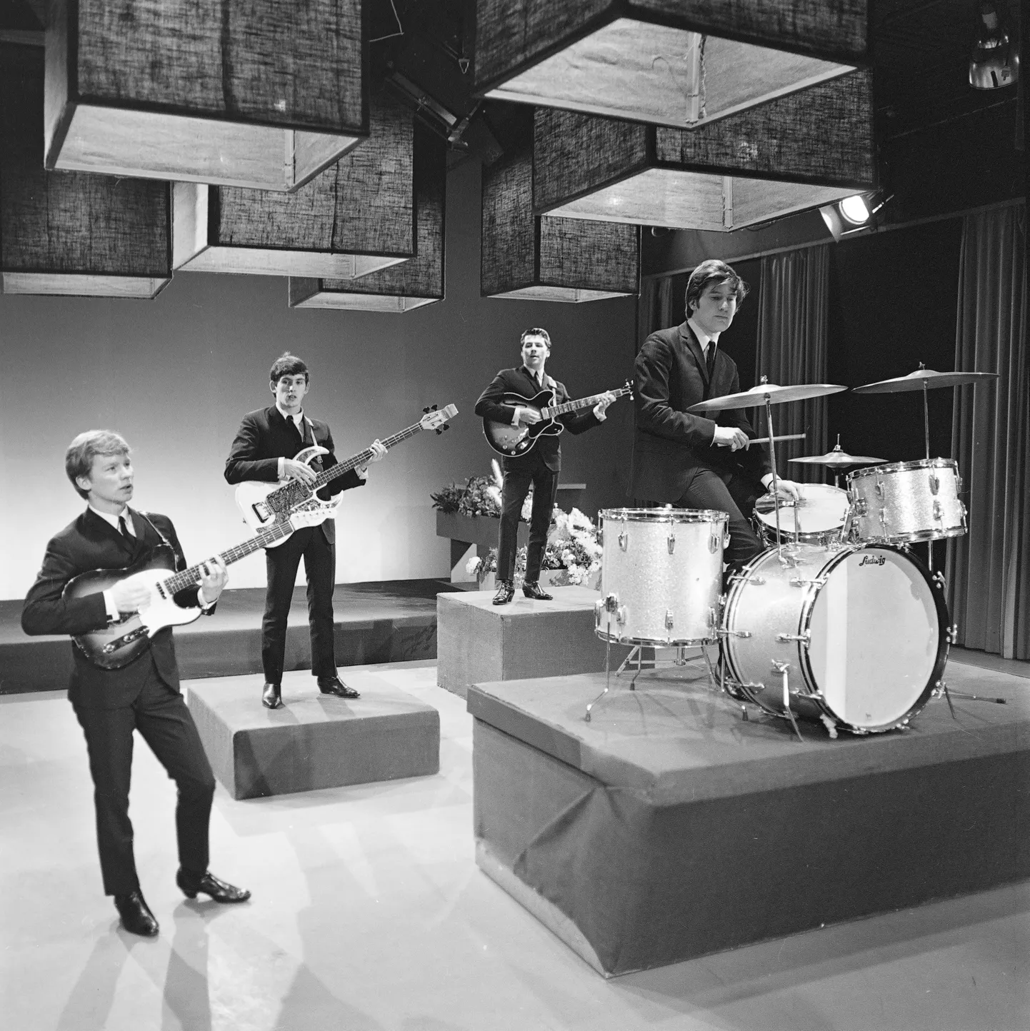 Briti ansambel The Searchers 1964. aastal Soome televisioonis.