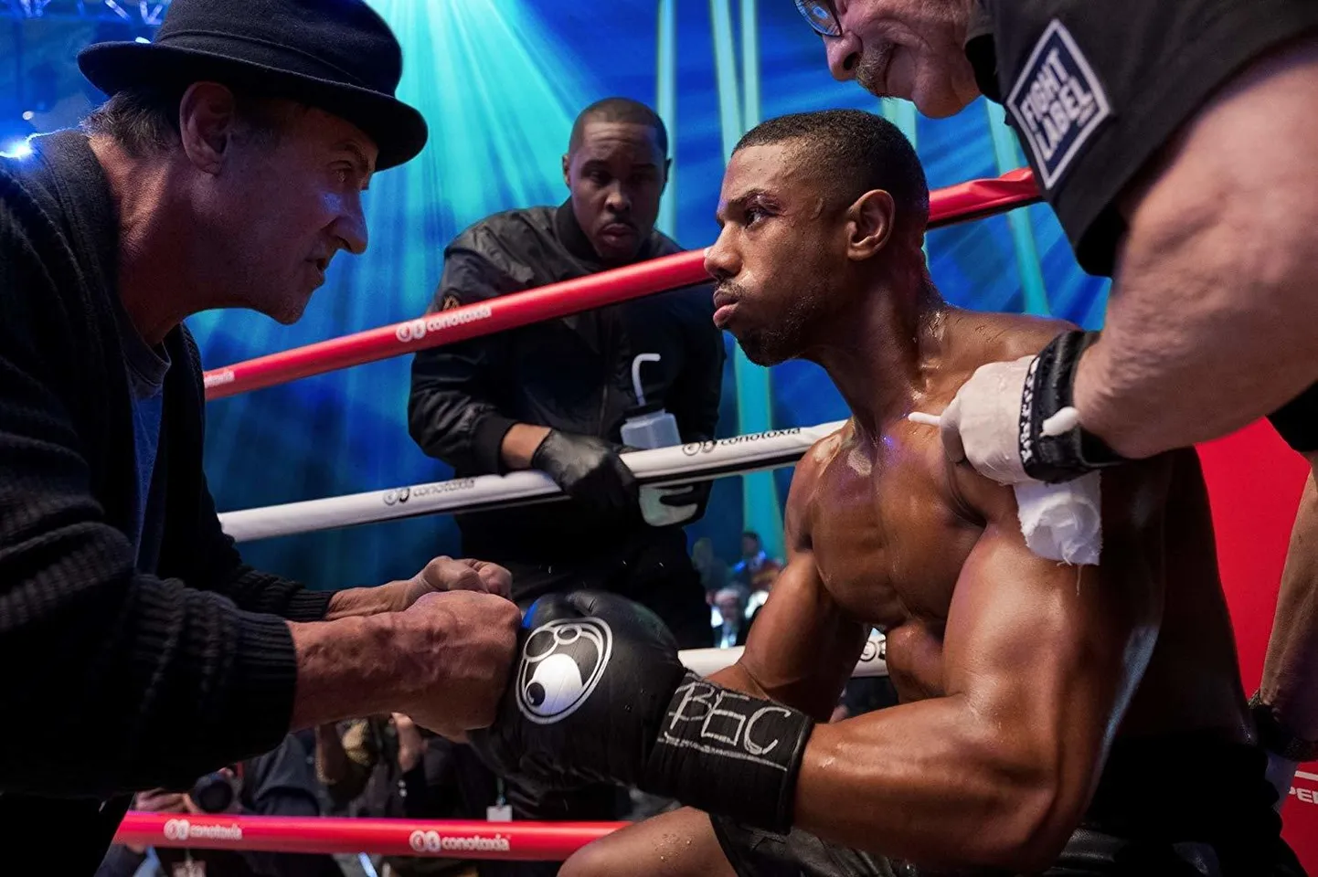Treener ja õpilane. Sylvester Stallone ja Michael B. Jordan filmis «Creed II».