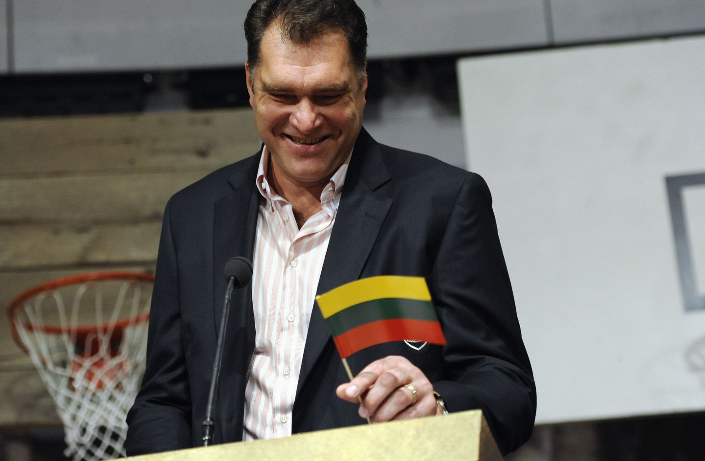 Leedu korvpalliliidu president Arvydas Sabonis.