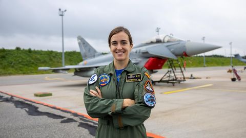 Hispaania esimene naissoost Eurofighteri piloot tuhiseb praegu Eesti taevas
