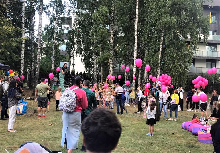 Hüvasti-suvi-päev Vilniuses Ukraina lastele.