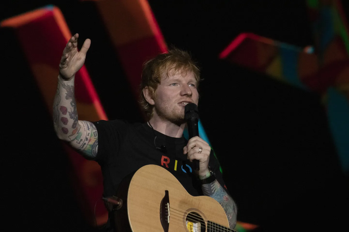 Laulja-laulukirjutaja Ed Sheeran.