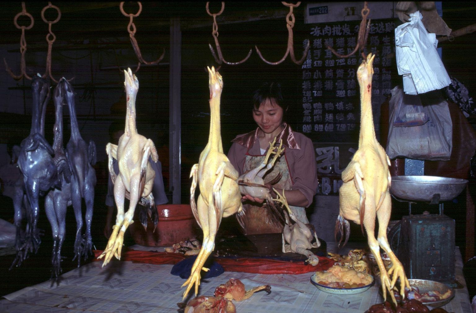 Wuhani turg, kust koroonaviirus arvatavalt alguse sai. 