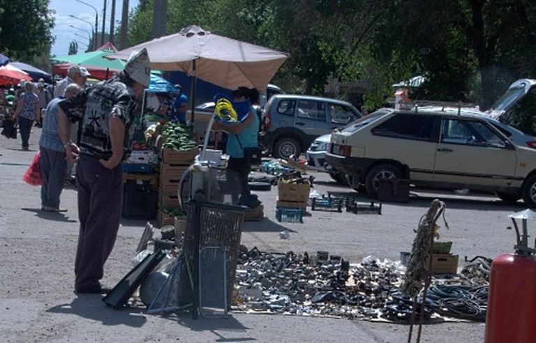 Рынок в Красноармейском районе. 
