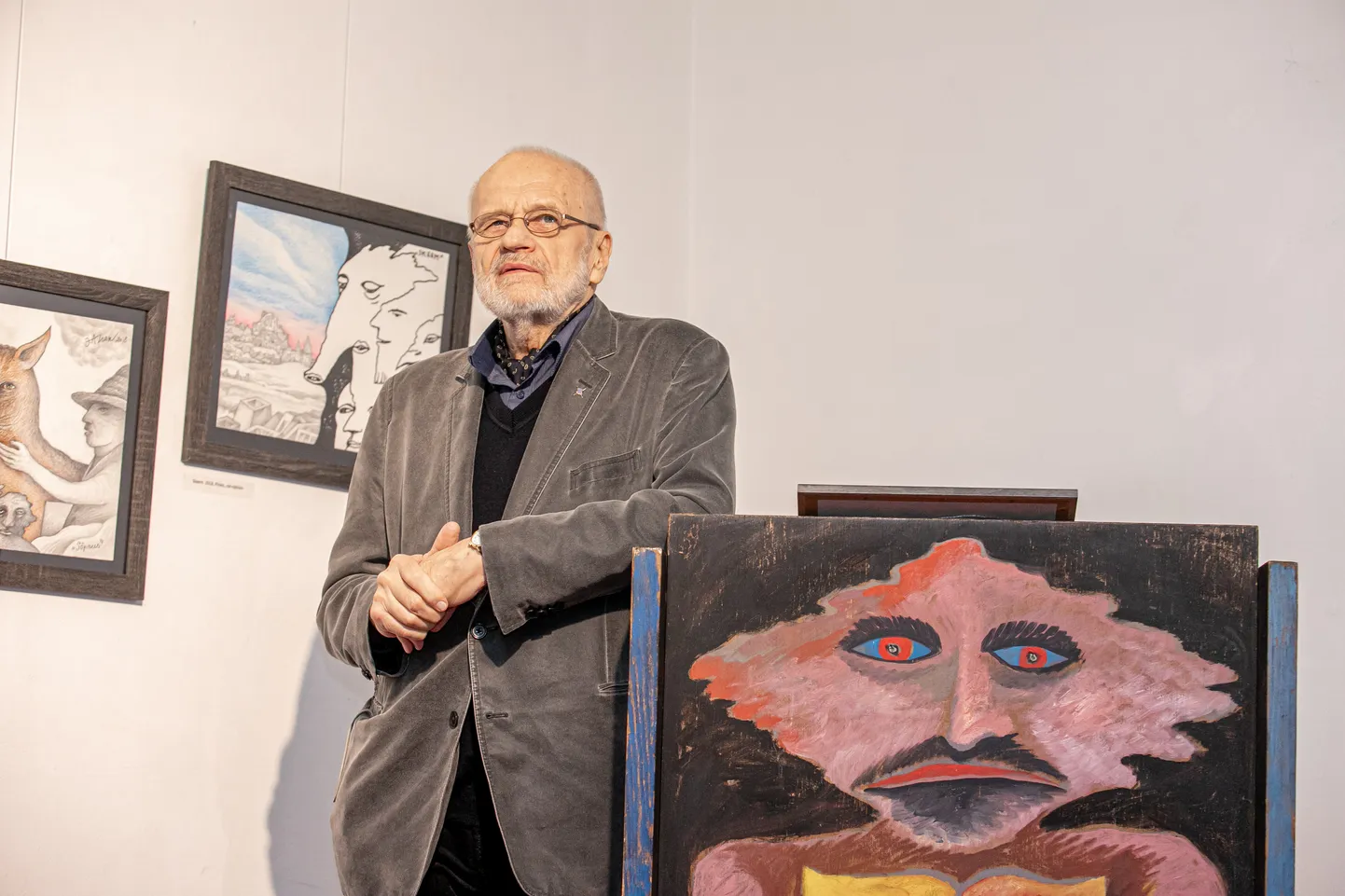 Pildil kunstnik Jüri Arrak.