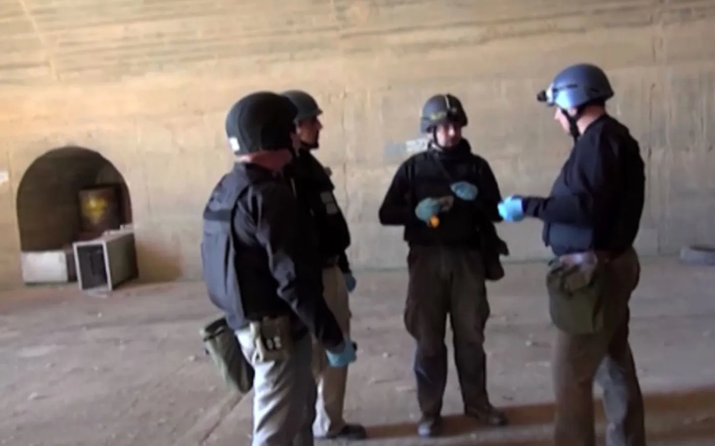 OPCW inspektorid tööl.