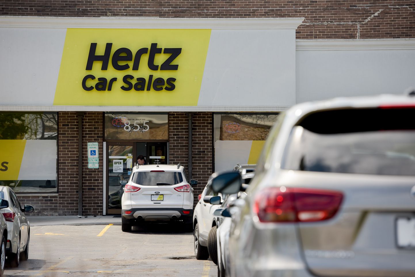Hertzi autopood Illinoisi osariigis Schaumburgis.