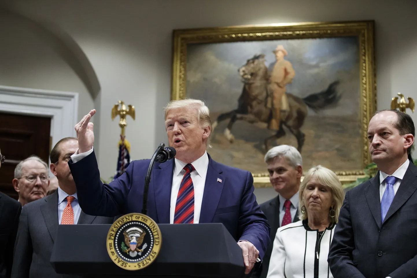 USA president Donald J. Trump.