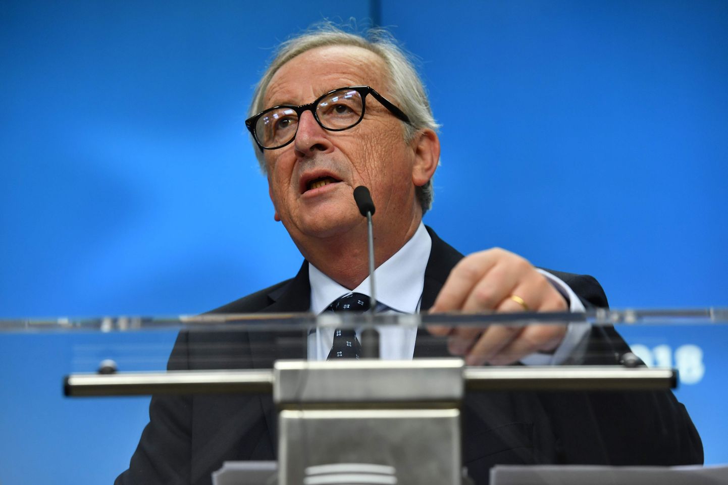 Euroopa Komisjoni president Jean-Claude Juncker täna Brüsselis.