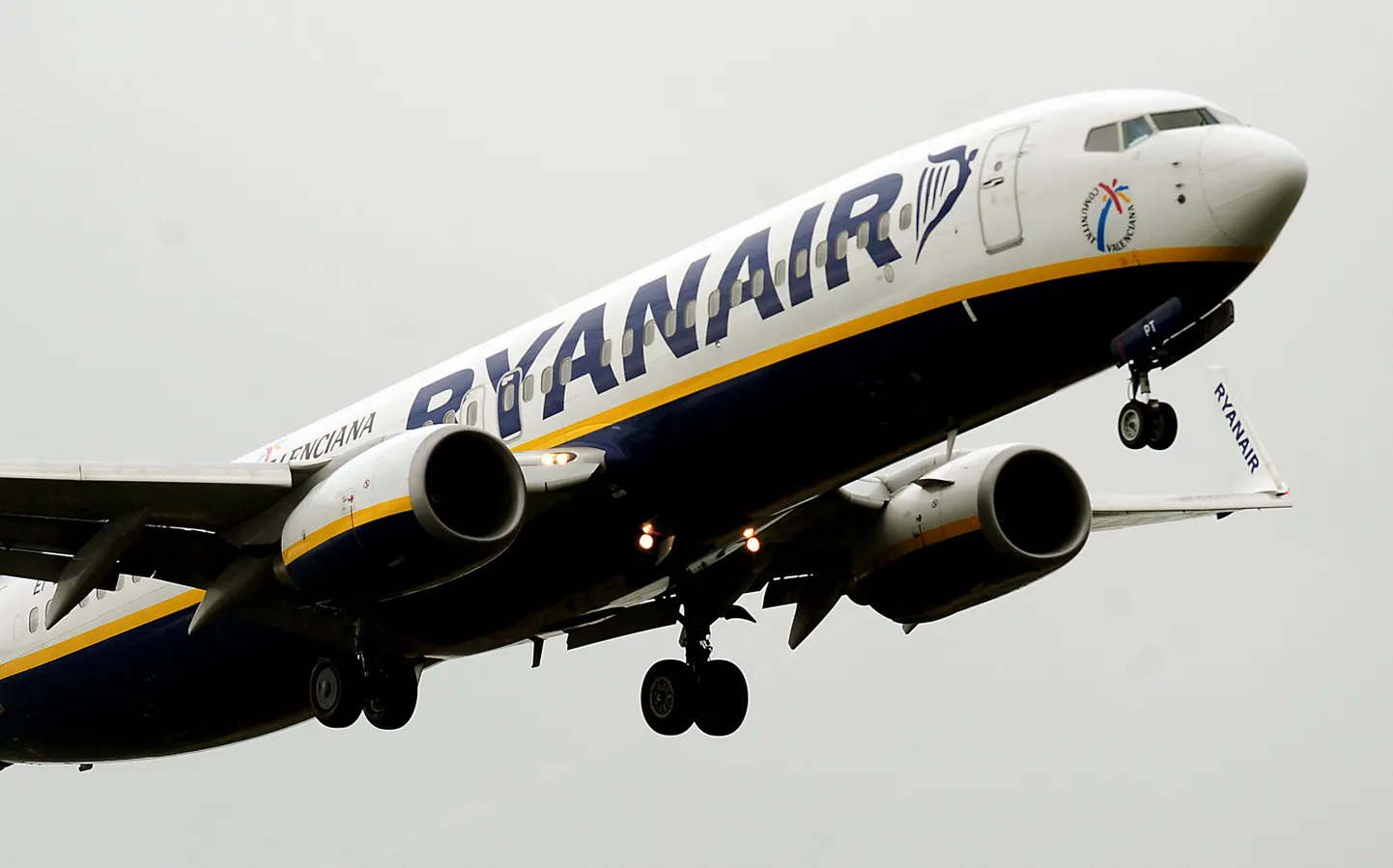 Ryanairi lennuk.