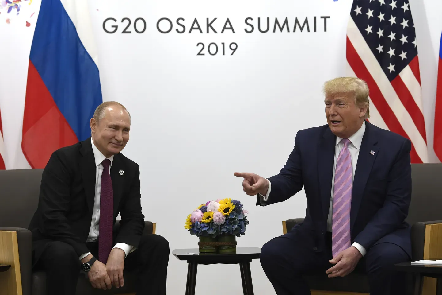 Владимир Путин и Дональд Трамп.