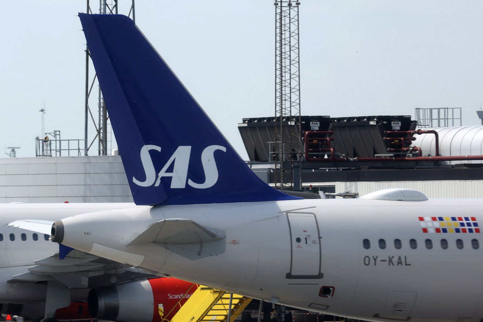 Skandināvijas valstu aviokompānijas SAS lidmašīna