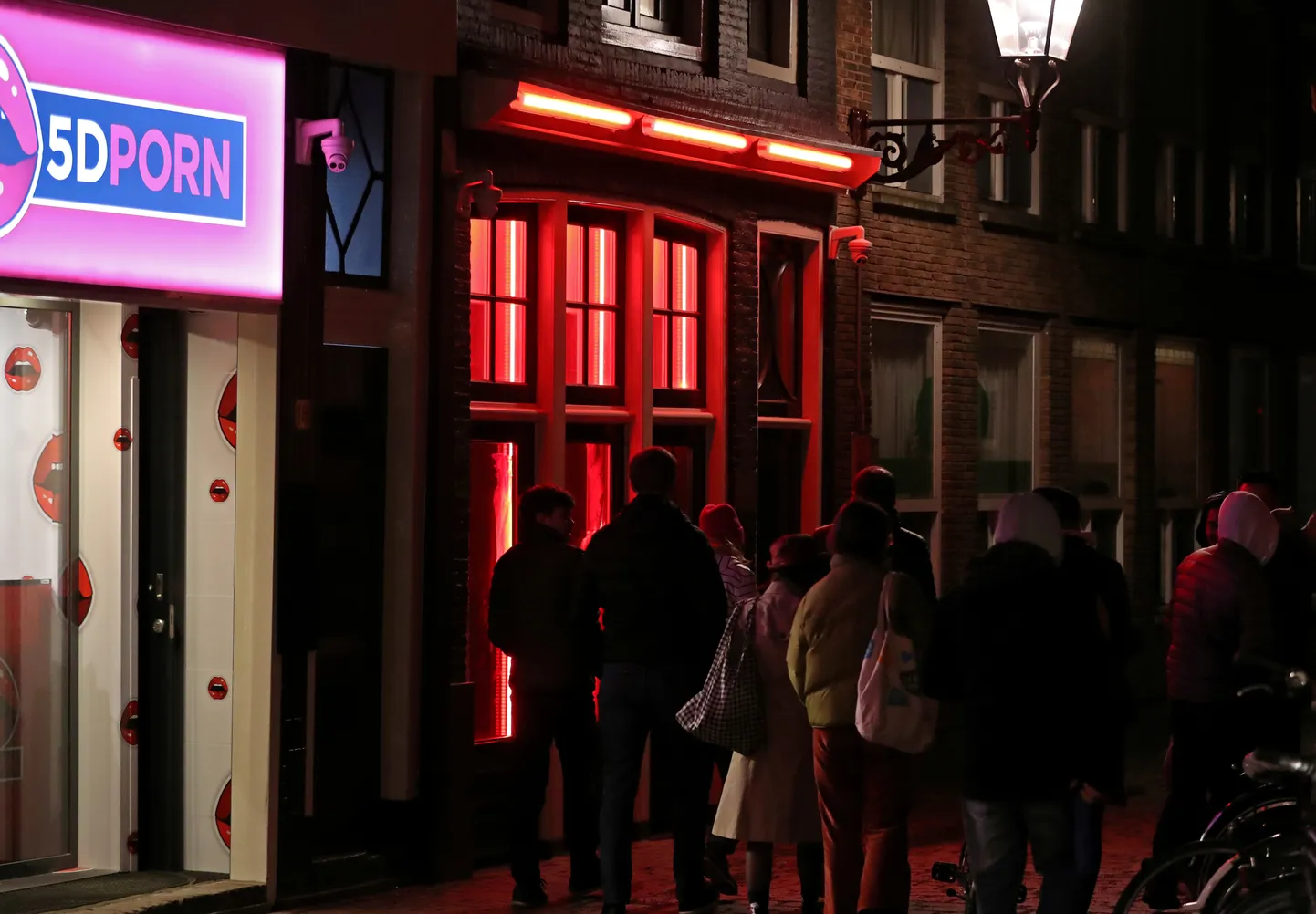 Punaste laternate piirkond Amsterdamis