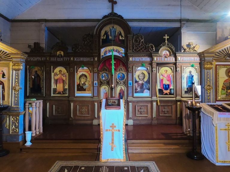 Алтарь церкви Святого Александра Невского. 30 января 2022 года