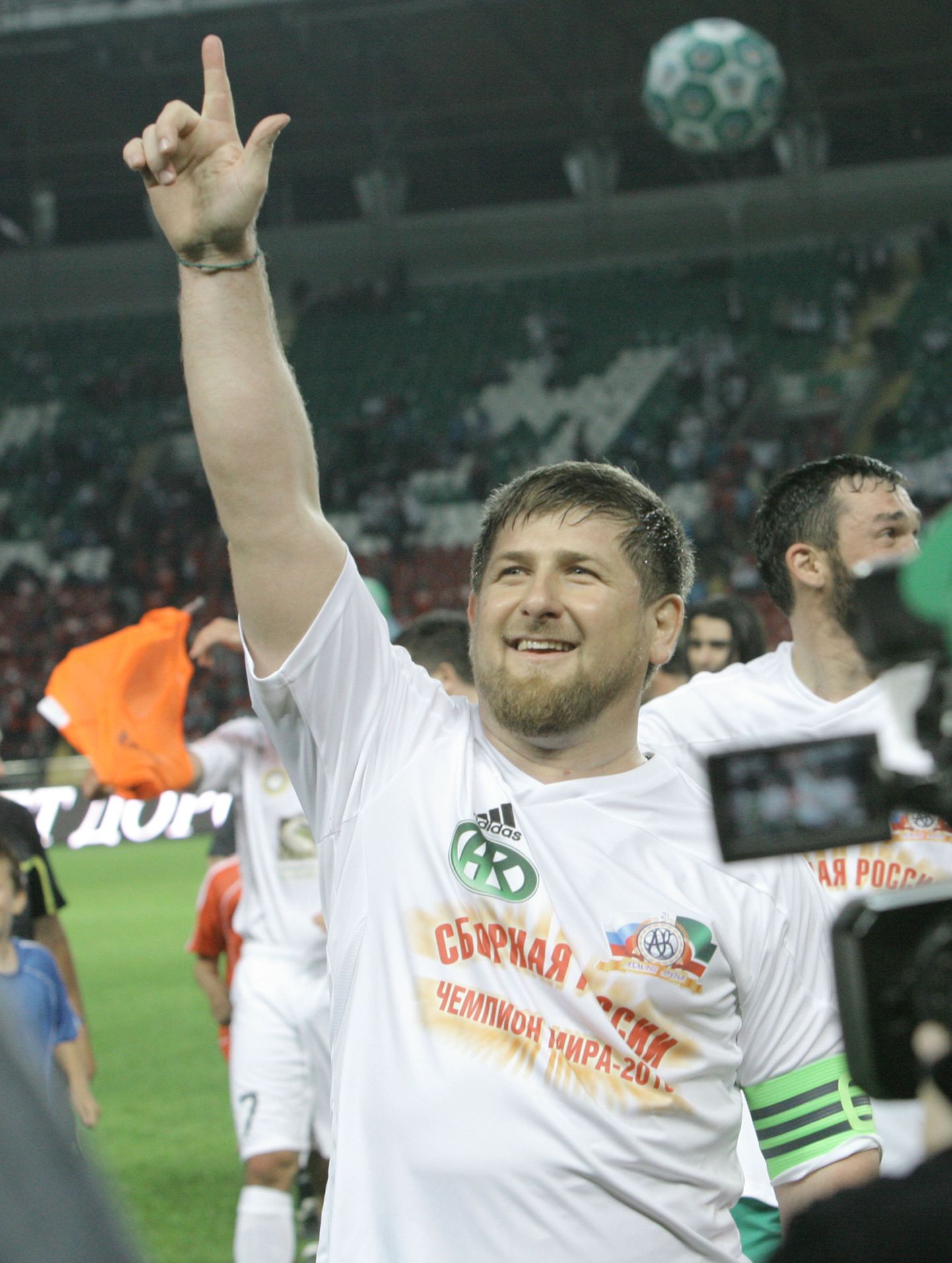 Президент Чеченской Республики Ахмад Кадыров иногда сам участвует в футбольных матчах.