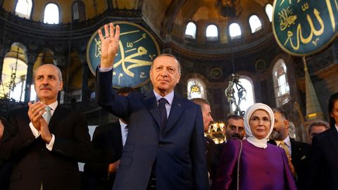 Erdoğan tahab Hagia Sofia taas mošeeks muuta
