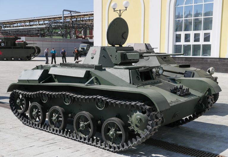 Nõukogude Liidu 1941 - 1943 toodetud T-60 kergtank