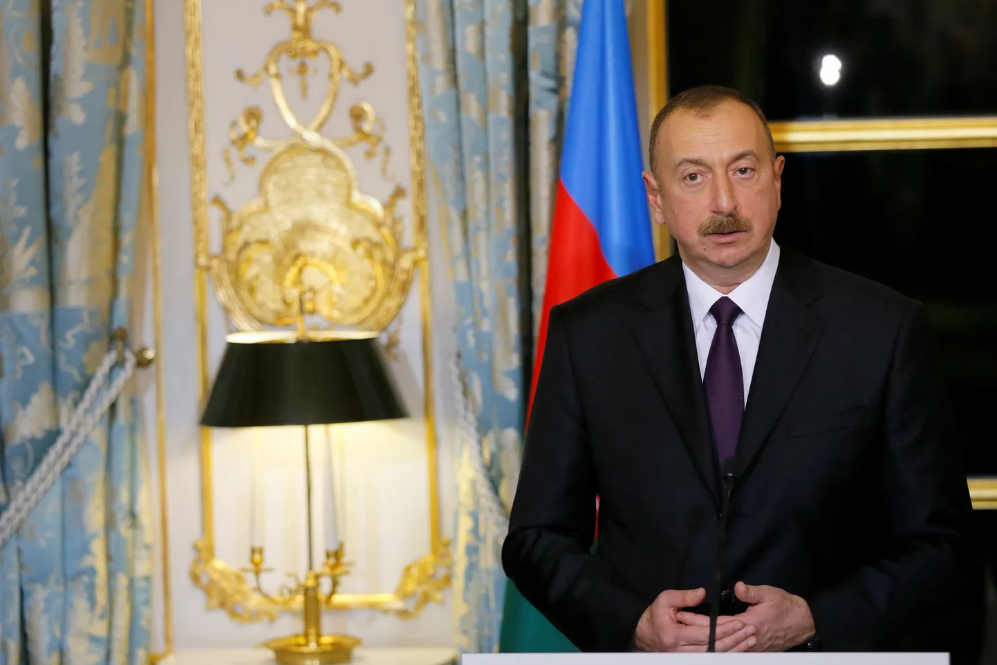 Aserbaidžaani president Ilham Alijev.