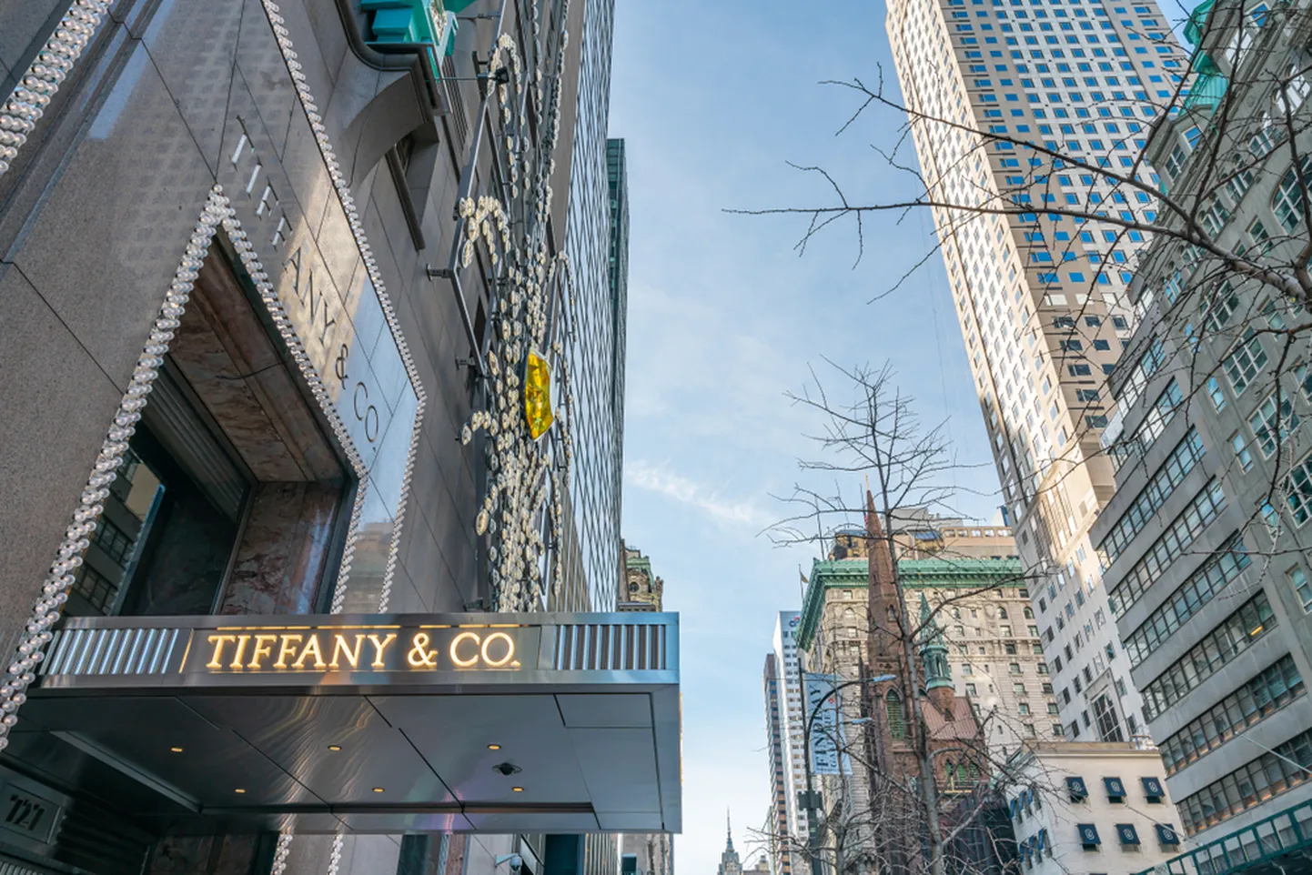 Tiffany juveelipood New Yorkis. Foto on illustreeriv