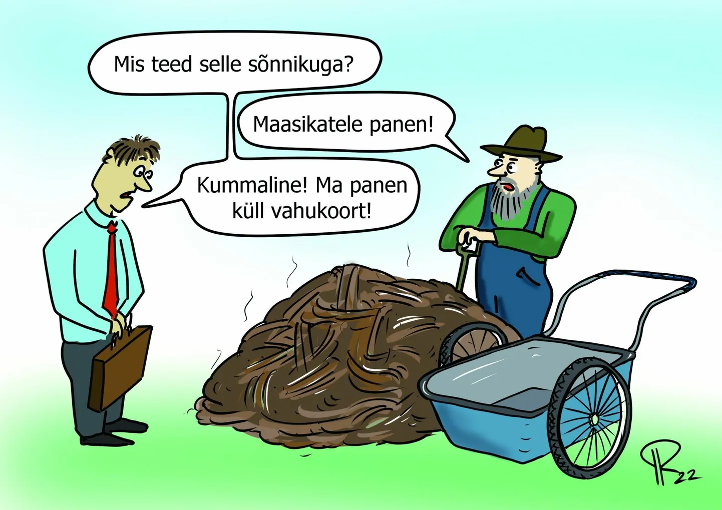 Nädala karikatuur "Marjaaeg".