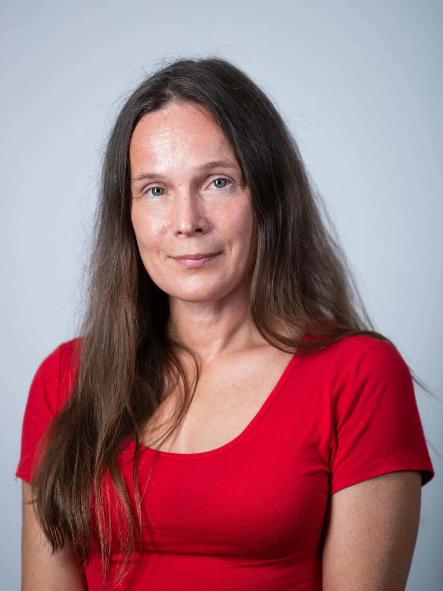 Reporter Ülle Harju.