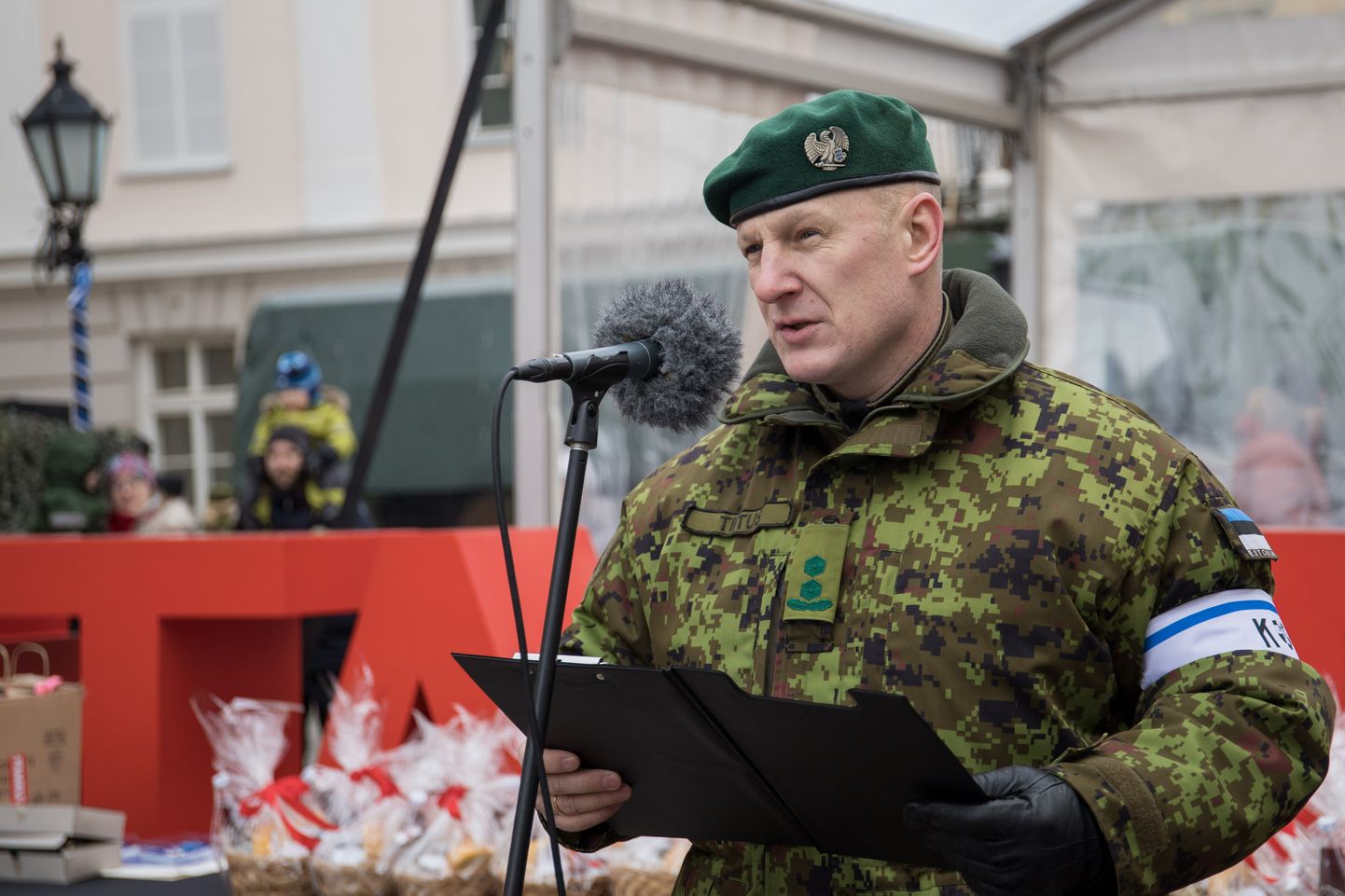 Kaitseliidu Tartu maleva pealik kolonelleitnant Kaido Tiitus.