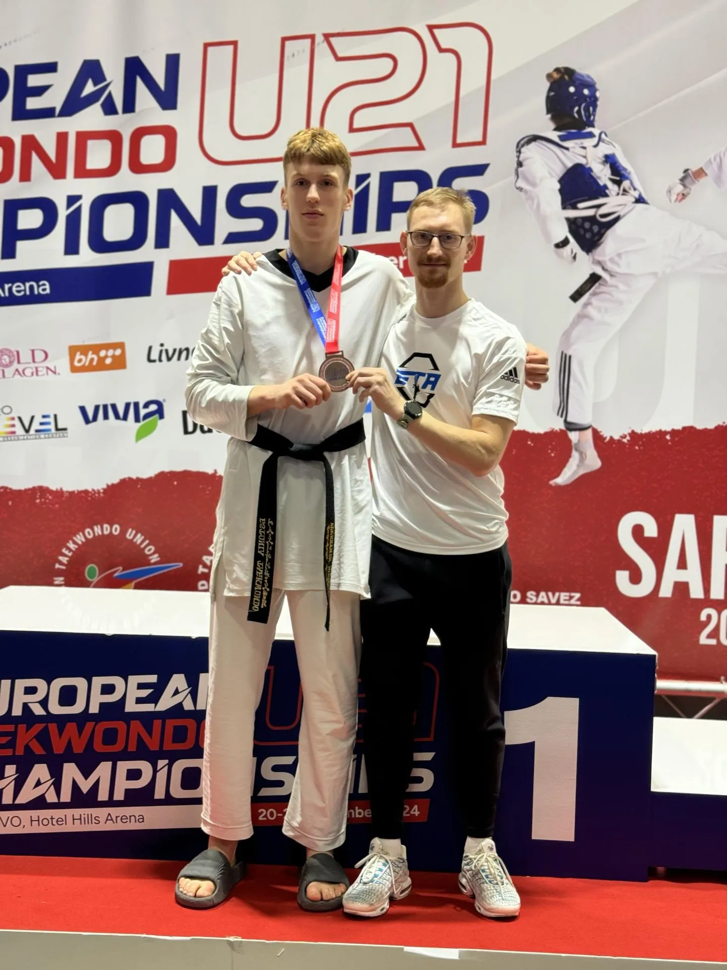 Aleksandr Muskevitš (vasakul) koos treener Aleksandr Galaktionoviga.