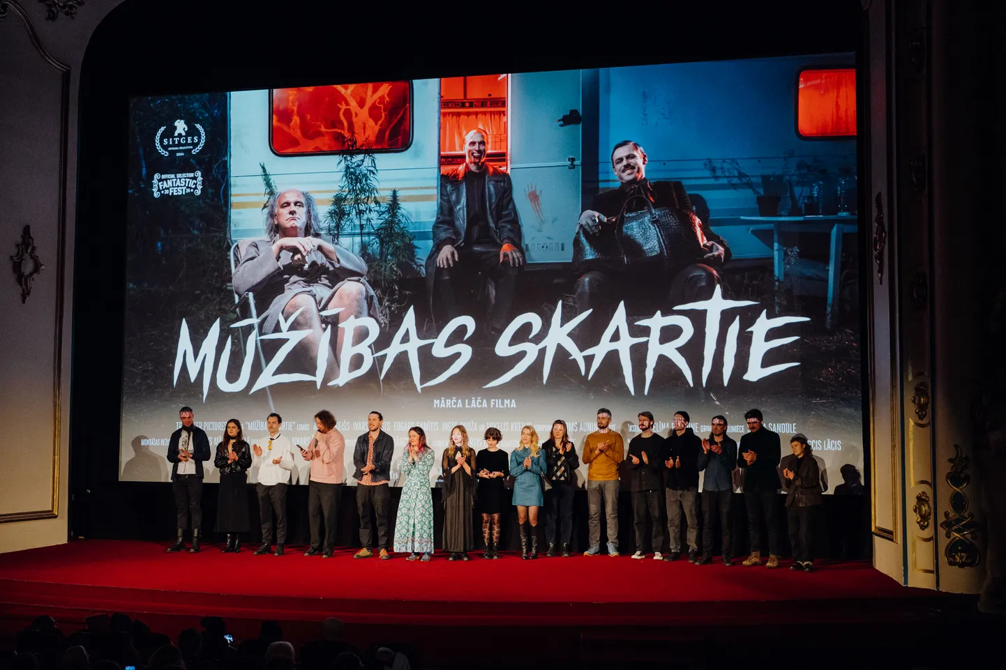 "Mūžības skartie" pirmizrāde