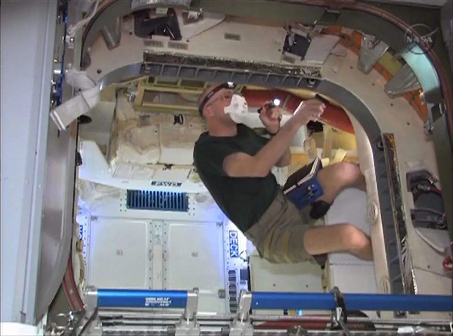 NASA astronaut Donald Pettit