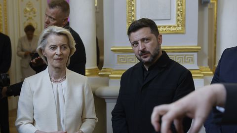 Von der Leyen ja Zelenskõi arutasid Euroopa Liidu abi Ukrainale
