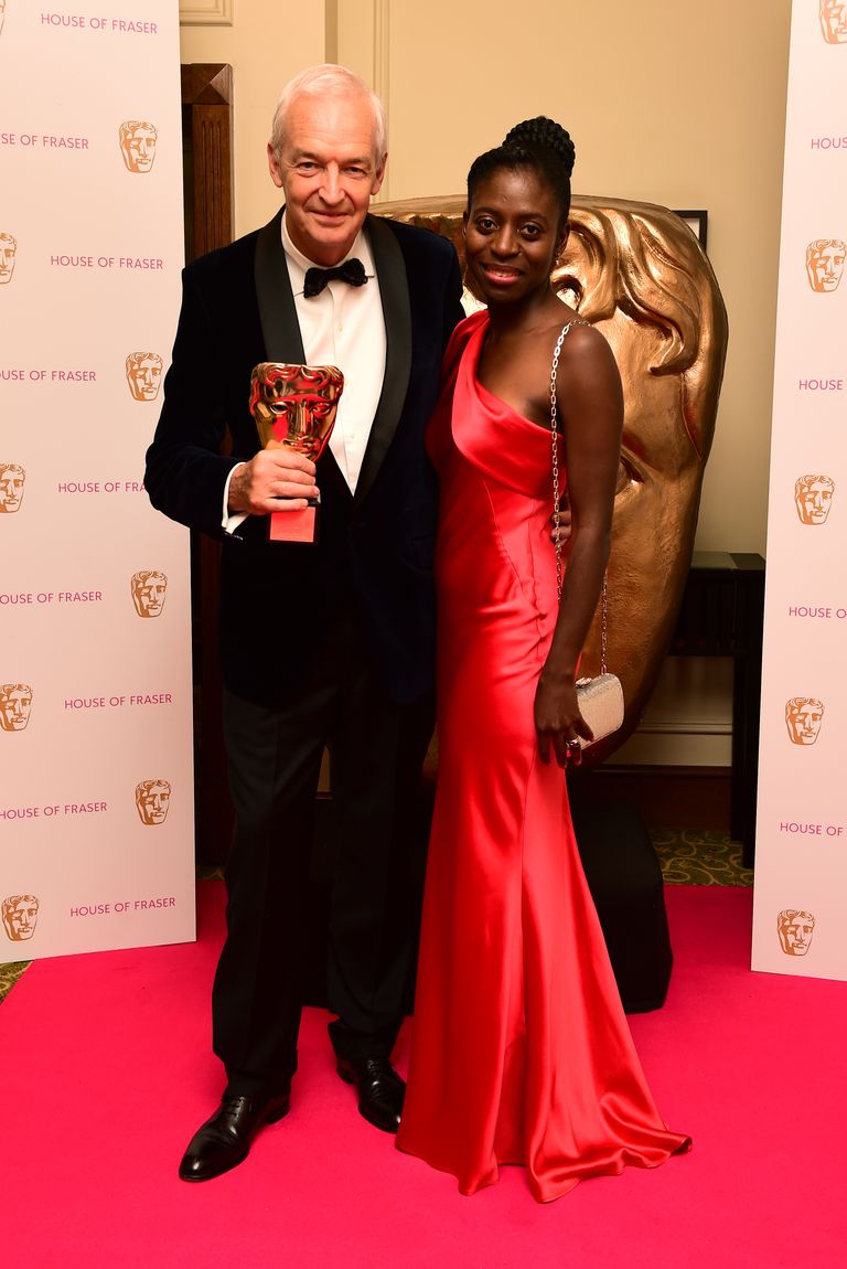Jon Snow ja abikaasa Precious Lunga BAFTA elutööauhinnaga.