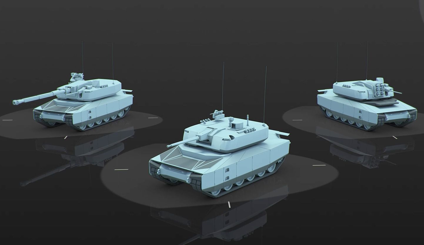 Prantsuse kaitseministeeriumi avaldatud nägemus uuest tankisüsteemist.