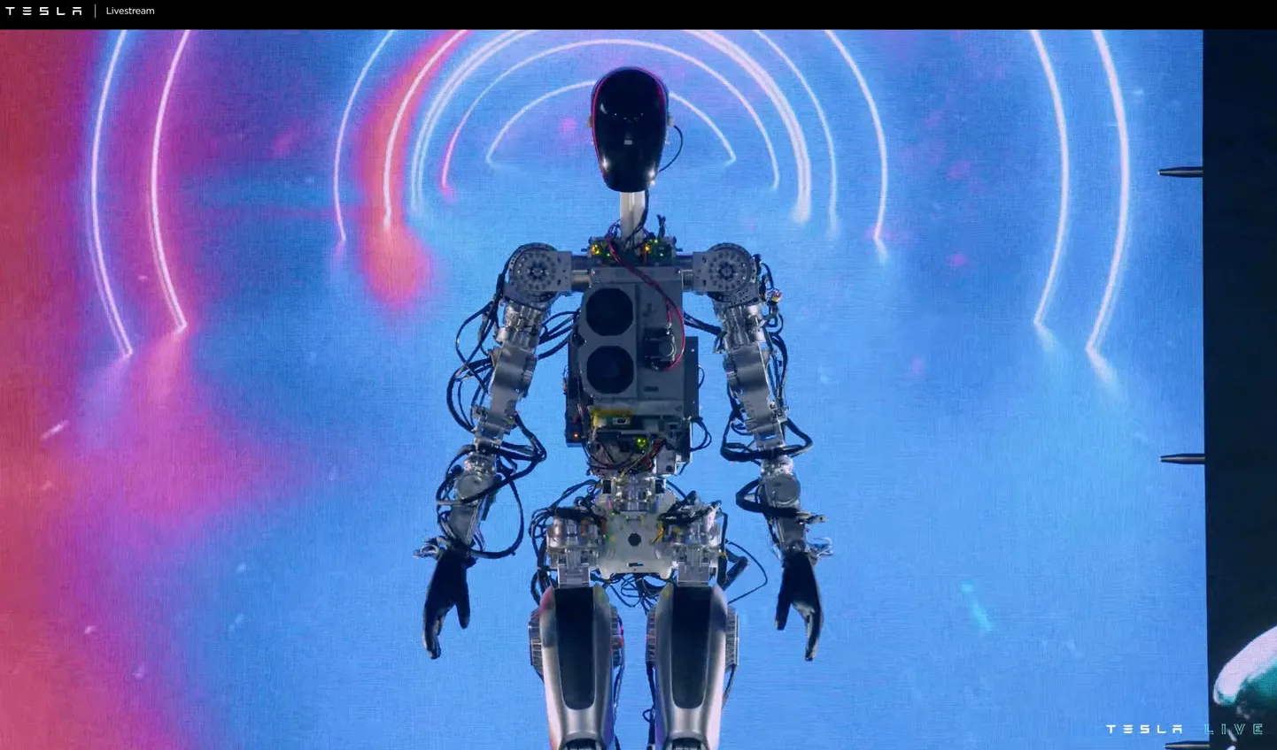 Tesla humanoid robot.