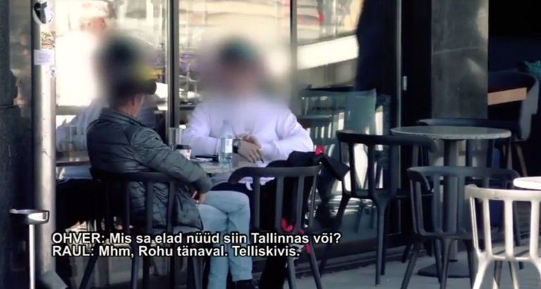 Жертва: "Ты в Таллинне теперь живешь или как? " Рауль: "Ммм, на улице Роху. В Теллискиви".