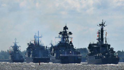 Venemaa jätab julgeolekuohu hirmust ära suure mereväeparaadi