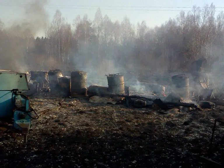 Põleng Tartumaal. Foto: