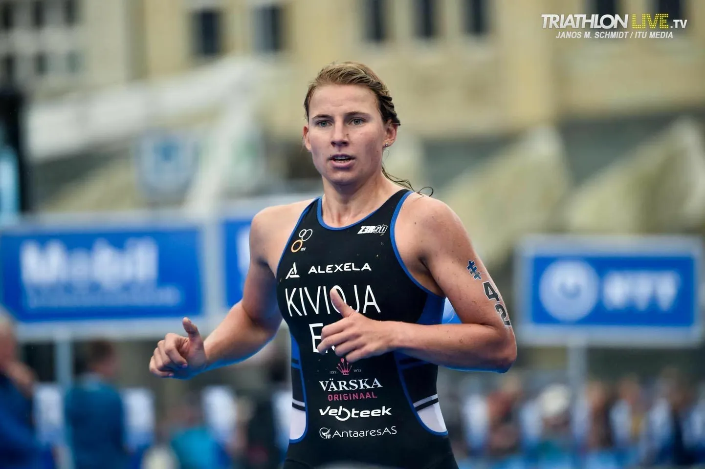 Triatleet Kaidi Kivioja.