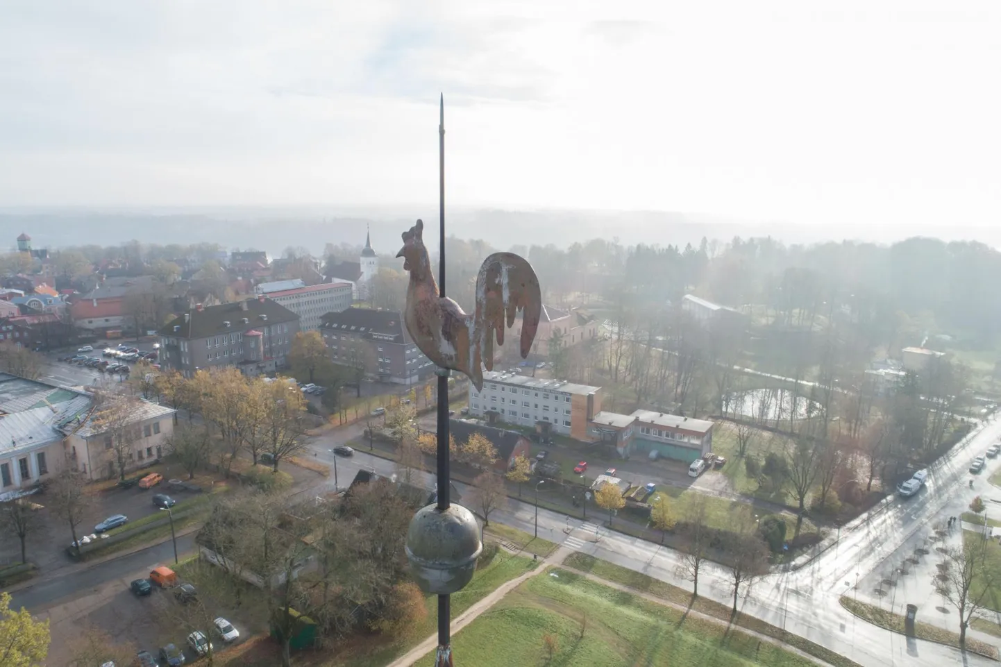 Viljandi linnulennult.