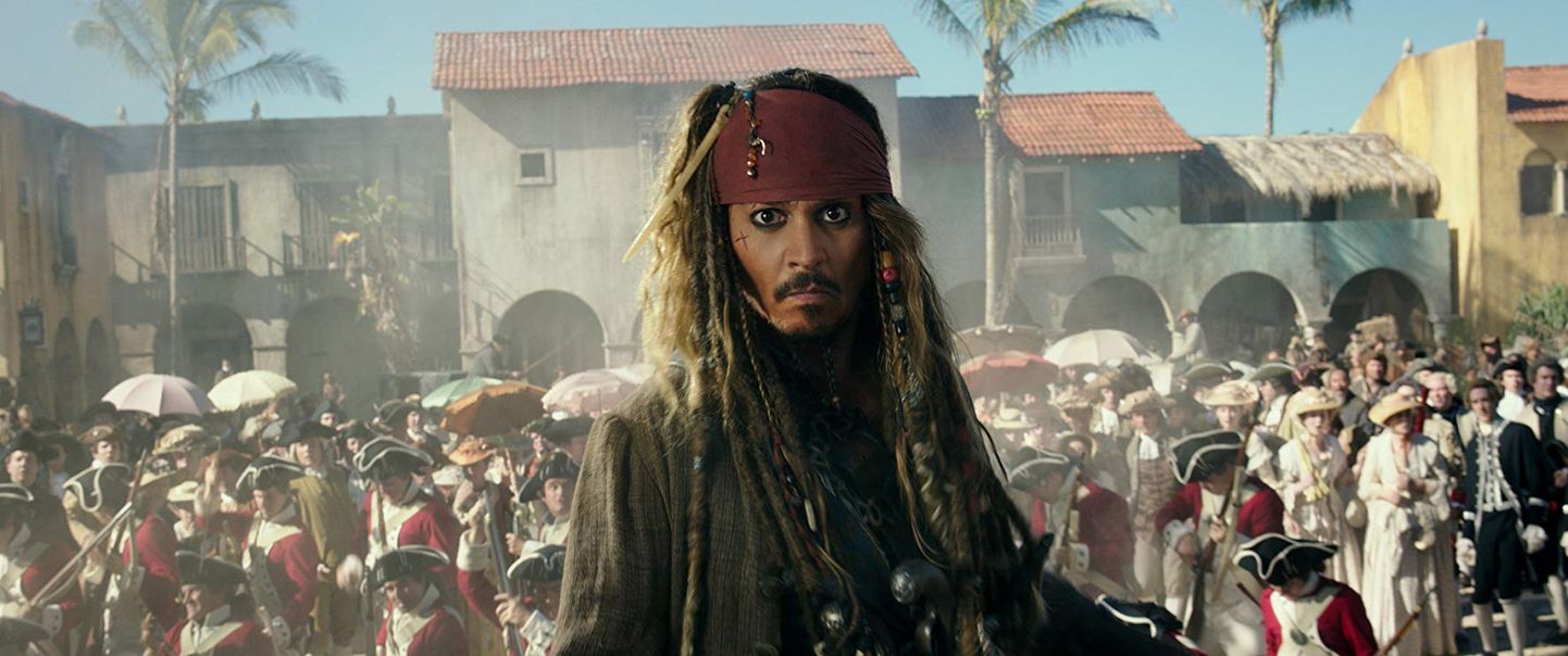 Johnny Depp filmis «Kariibi mere piraadid»