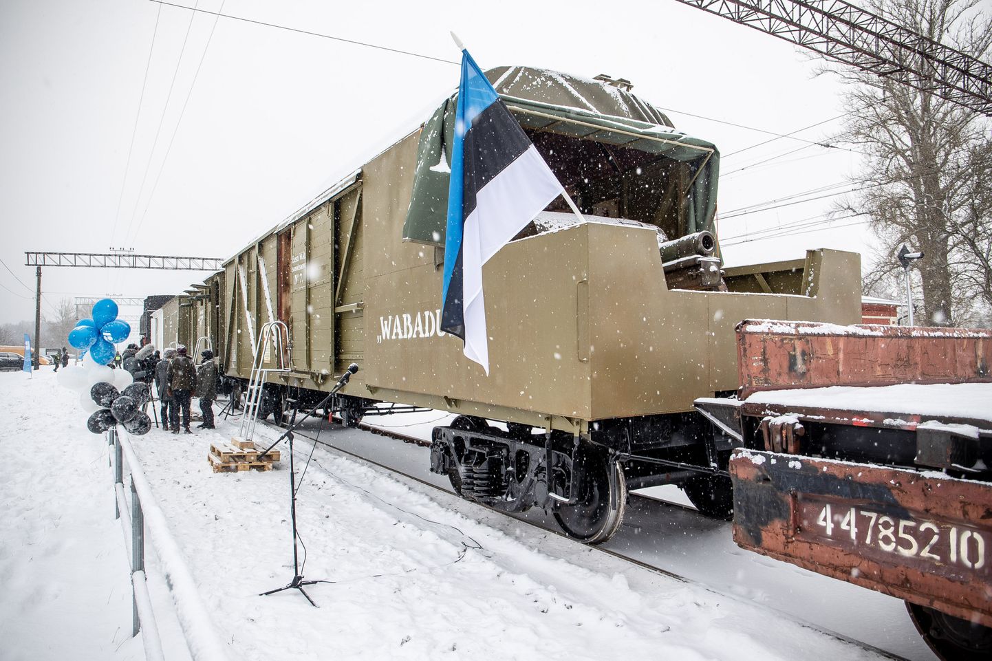 Selle aasta algusest üle Eesti tuuritanud soomusrong jõuab aasta lõpuks Narva.