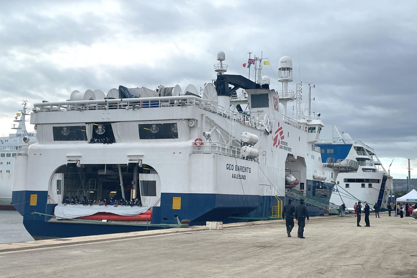 Piirideta Arstide laev Geo Barents Augustas 29. detsember 2021.