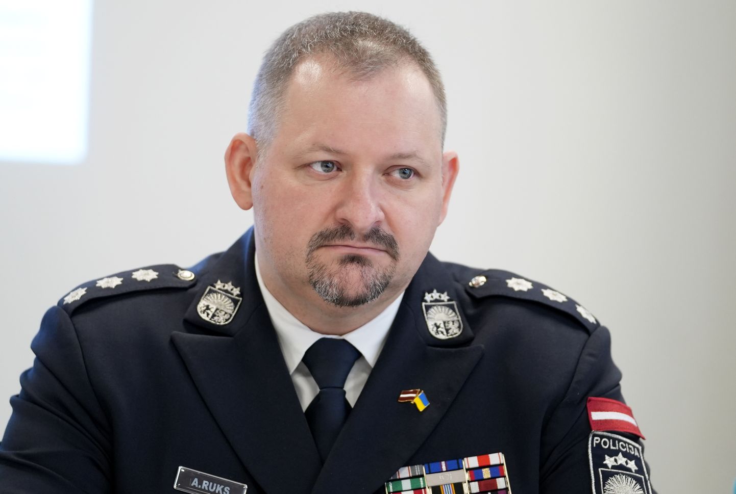 Valsts policijas priekšnieks Armands Ruks.